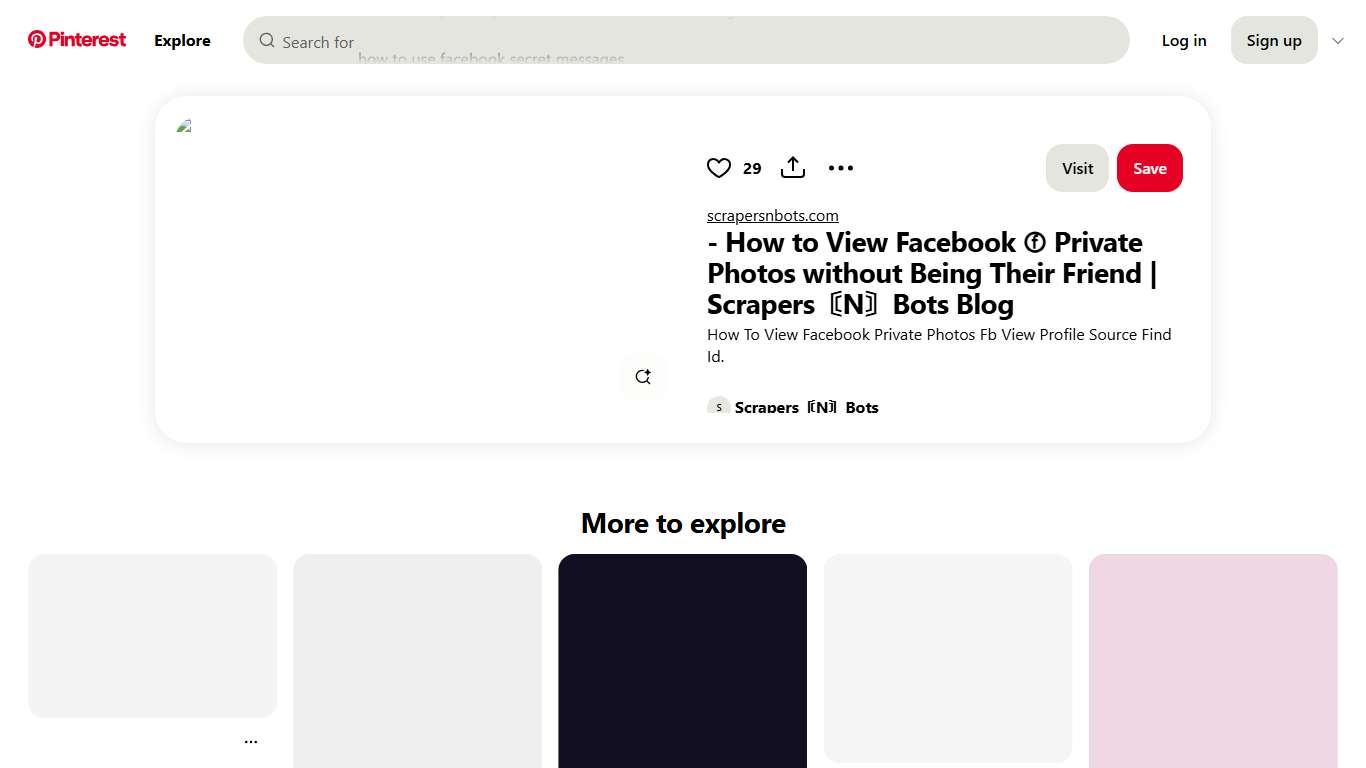 - How to View Facebook ⓕ Private Photos without Being Their Friend Scrapers〘N〙Bots Blog
